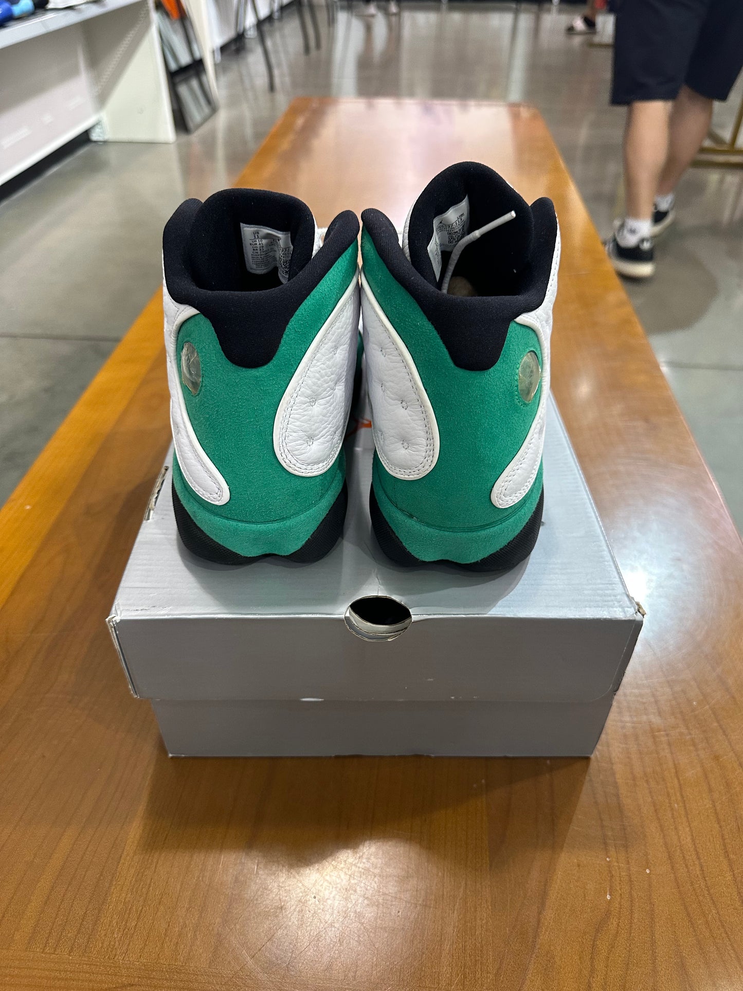 Preowned Air Jordan 13 Lucky Green