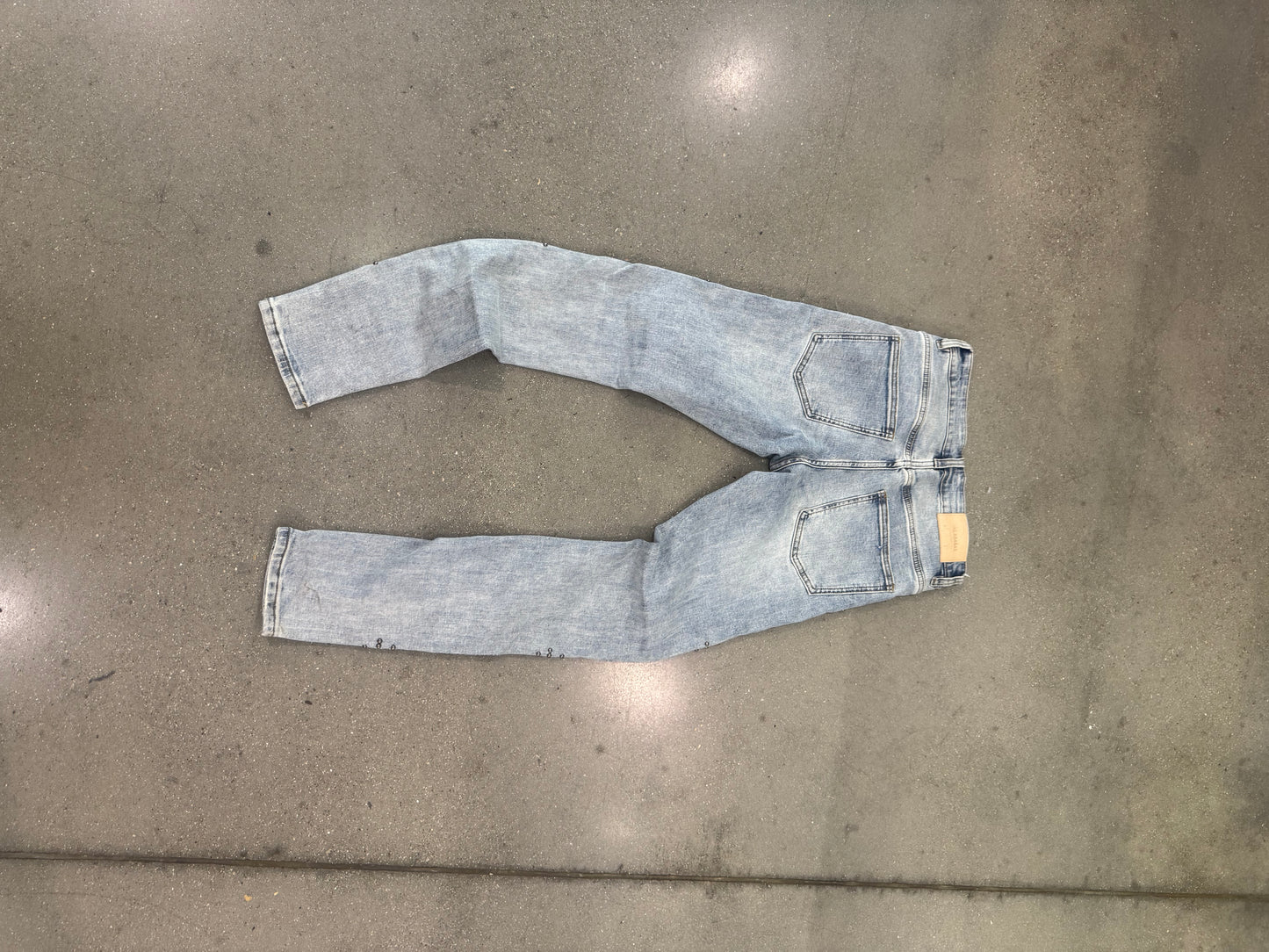 Preowned Valabasas Jeans Blue Studded