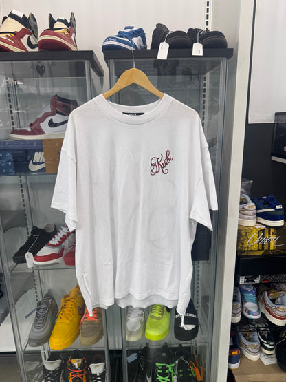 Ksubi Cursive Excess Tee White Red