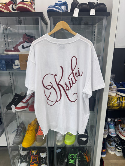 Ksubi Cursive Excess Tee White Red