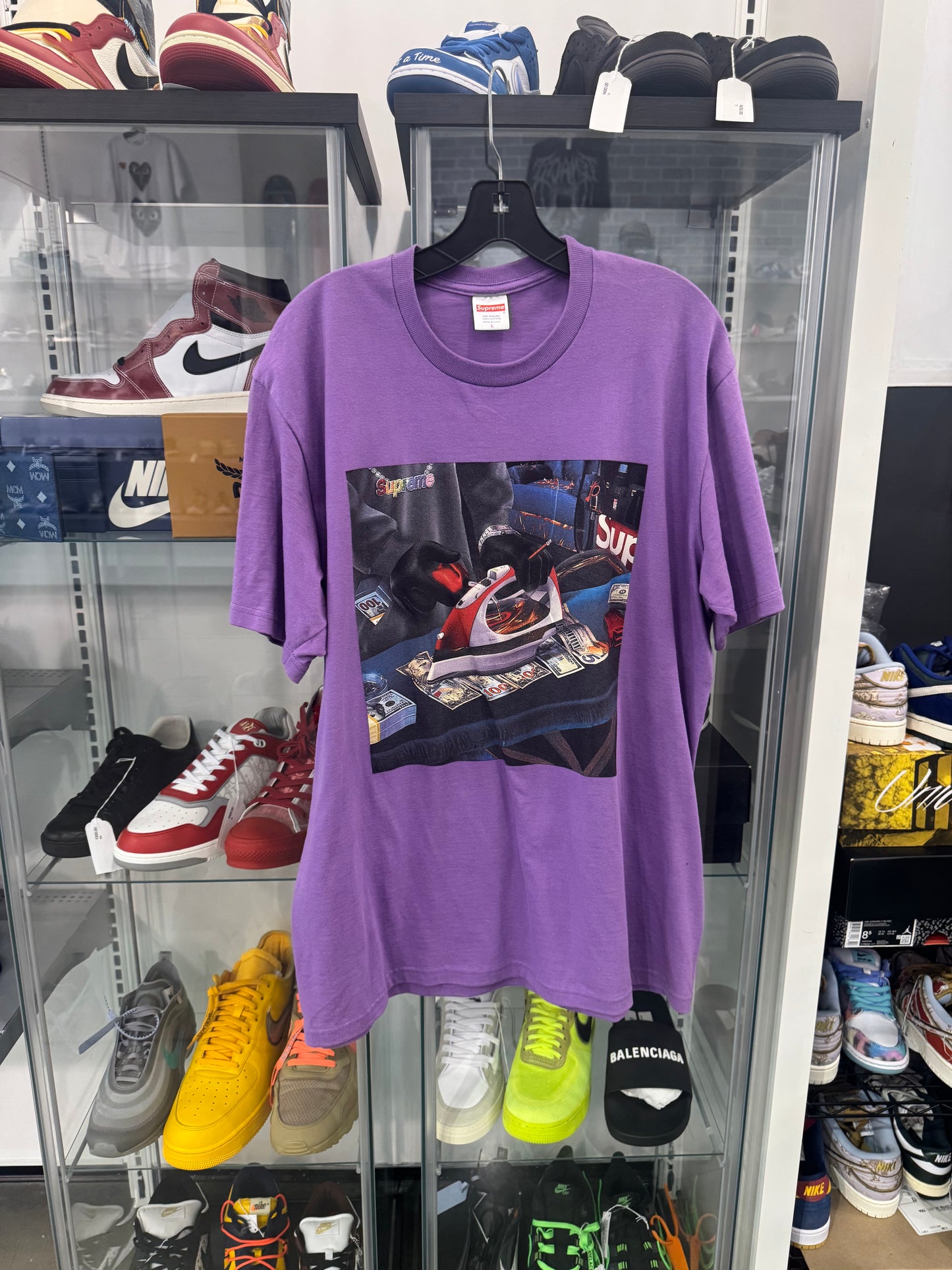 Preowned Supreme Gas Tee Purple