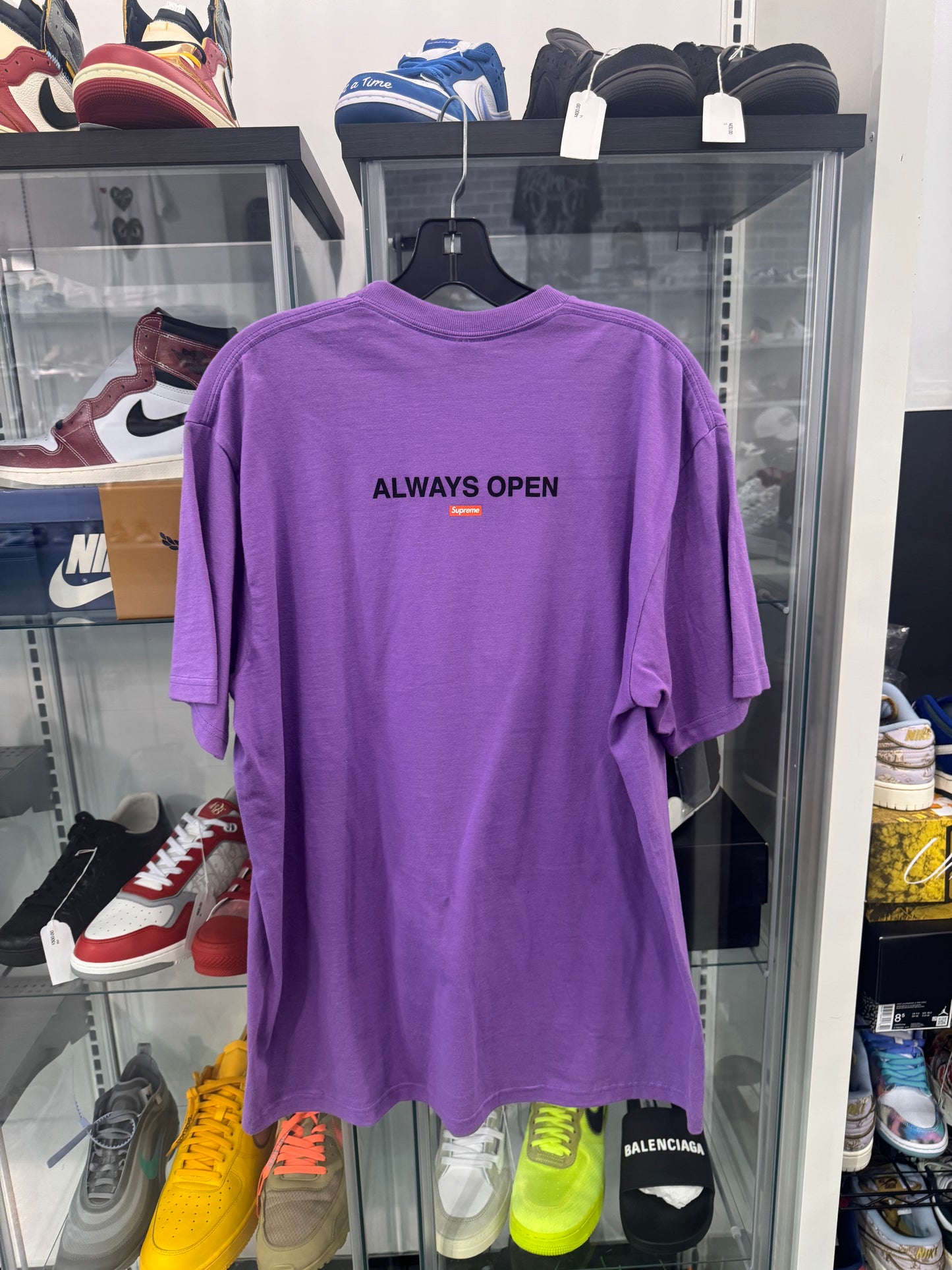Preowned Supreme Gas Tee Purple