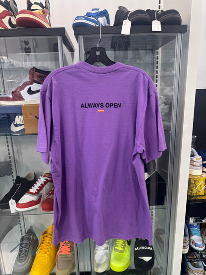 Preowned Supreme Gas Tee Purple