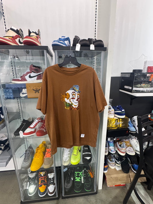 Preowned Supreme Clown Sequin S/S Top Brown