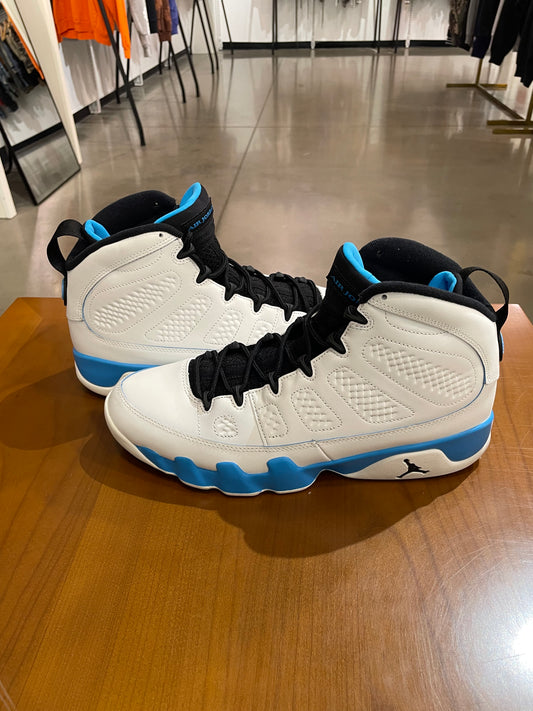 Preowned Air Jordan 9 Powder Blue