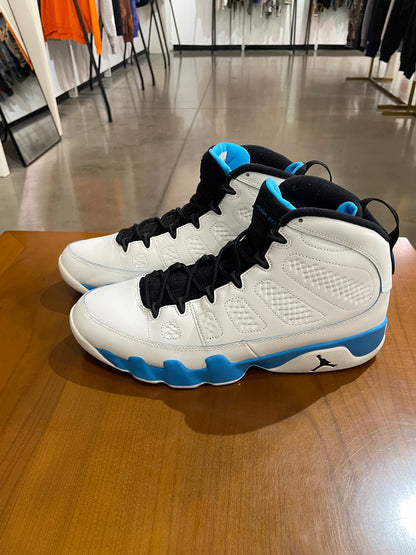 Preowned Air Jordan 9 Powder Blue