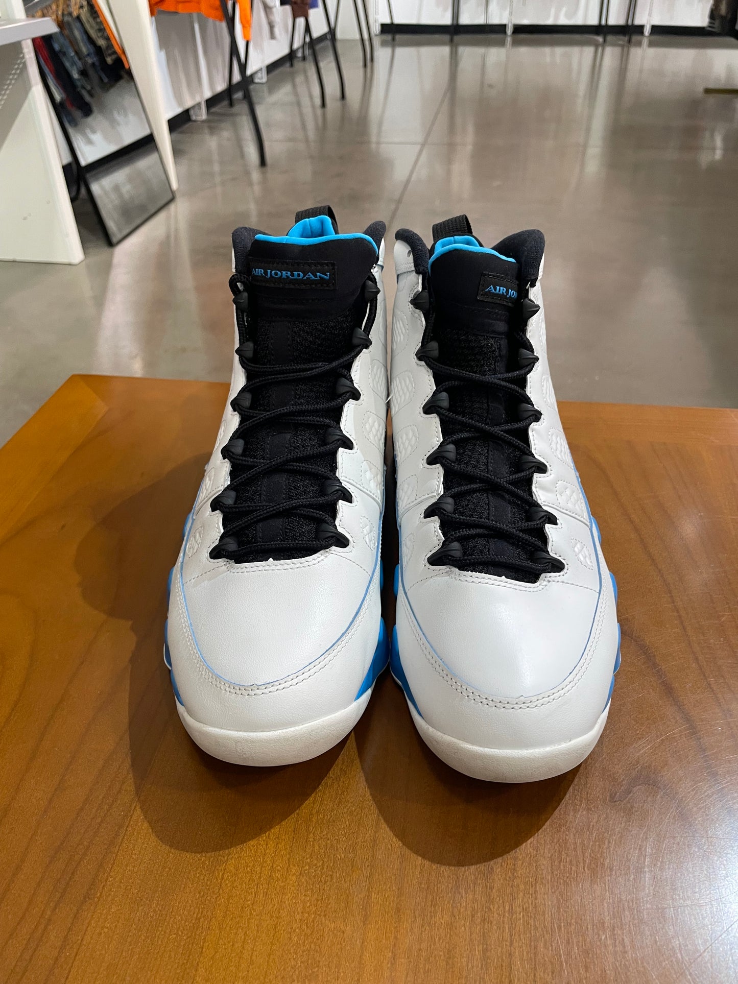 Preowned Air Jordan 9 Powder Blue