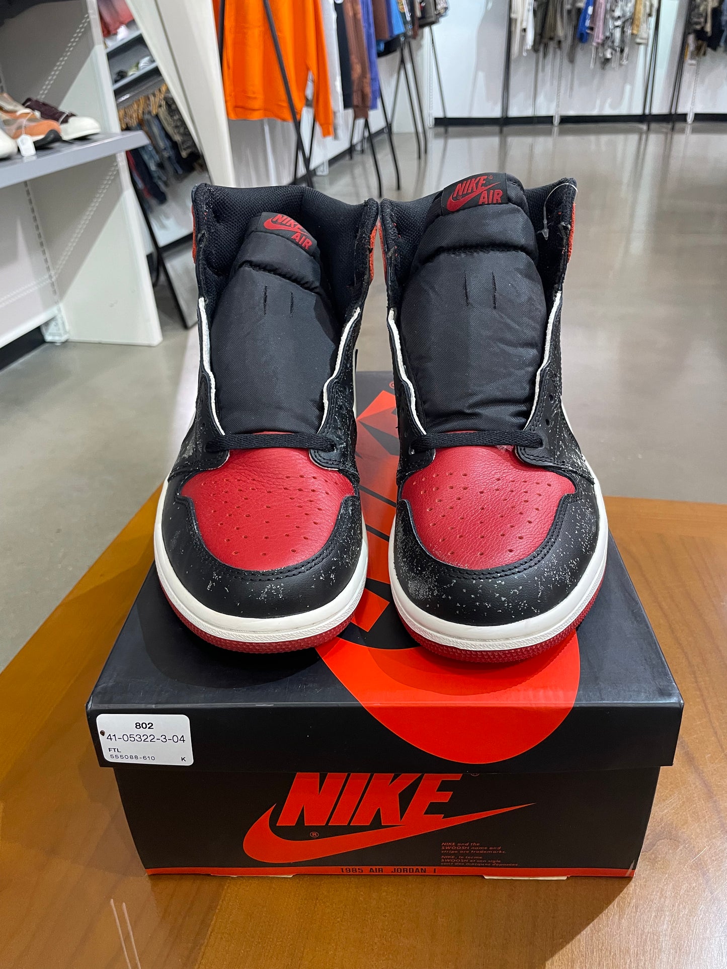 Air Jordan 1 Bred Toe