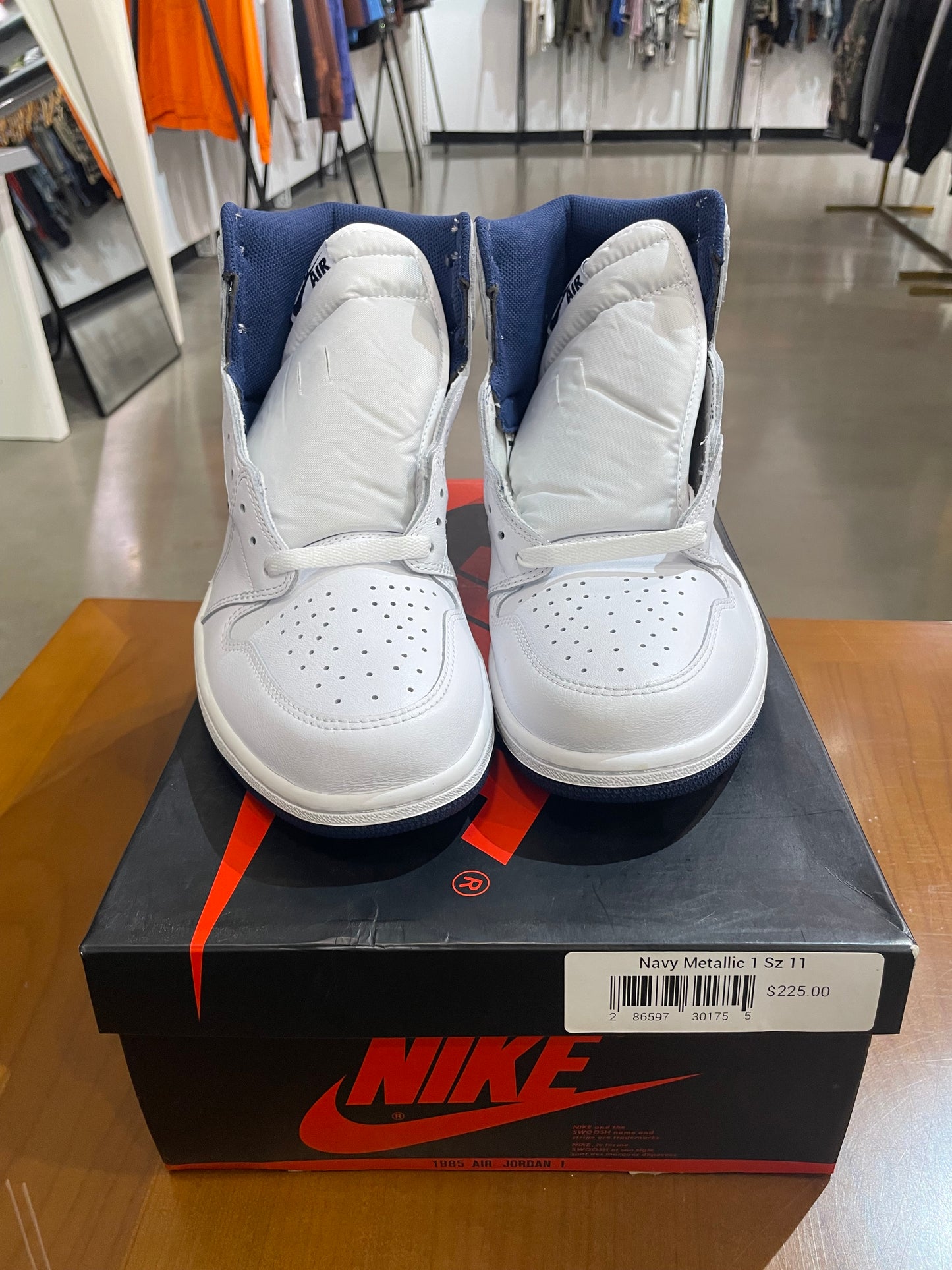 Air Jordan 1 Metallic Navy