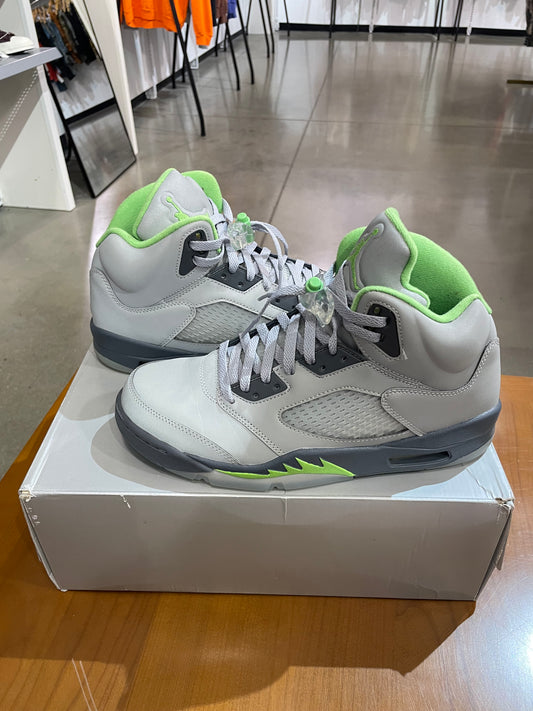 Preowned Air Jordan 5 Green Bean