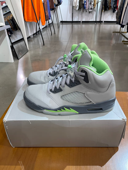 Preowned Air Jordan 5 Green Bean