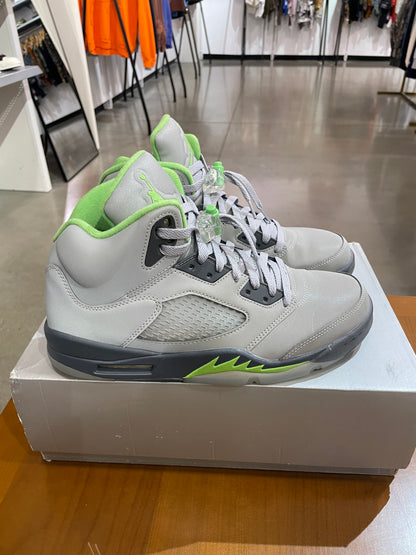 Preowned Air Jordan 5 Green Bean