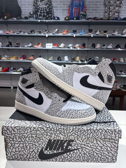 Air Jordan 1 High White Cement