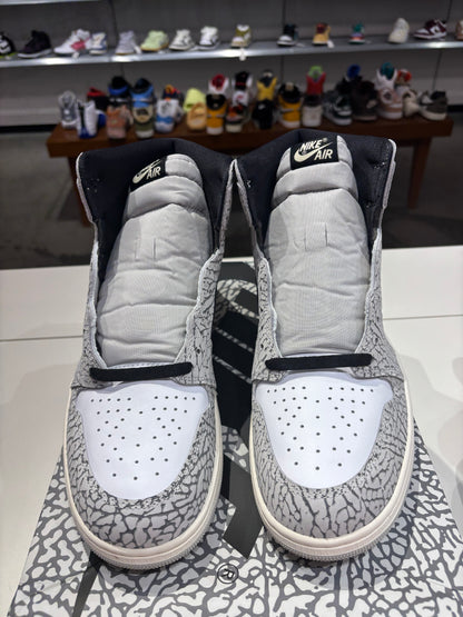 Air Jordan 1 High White Cement