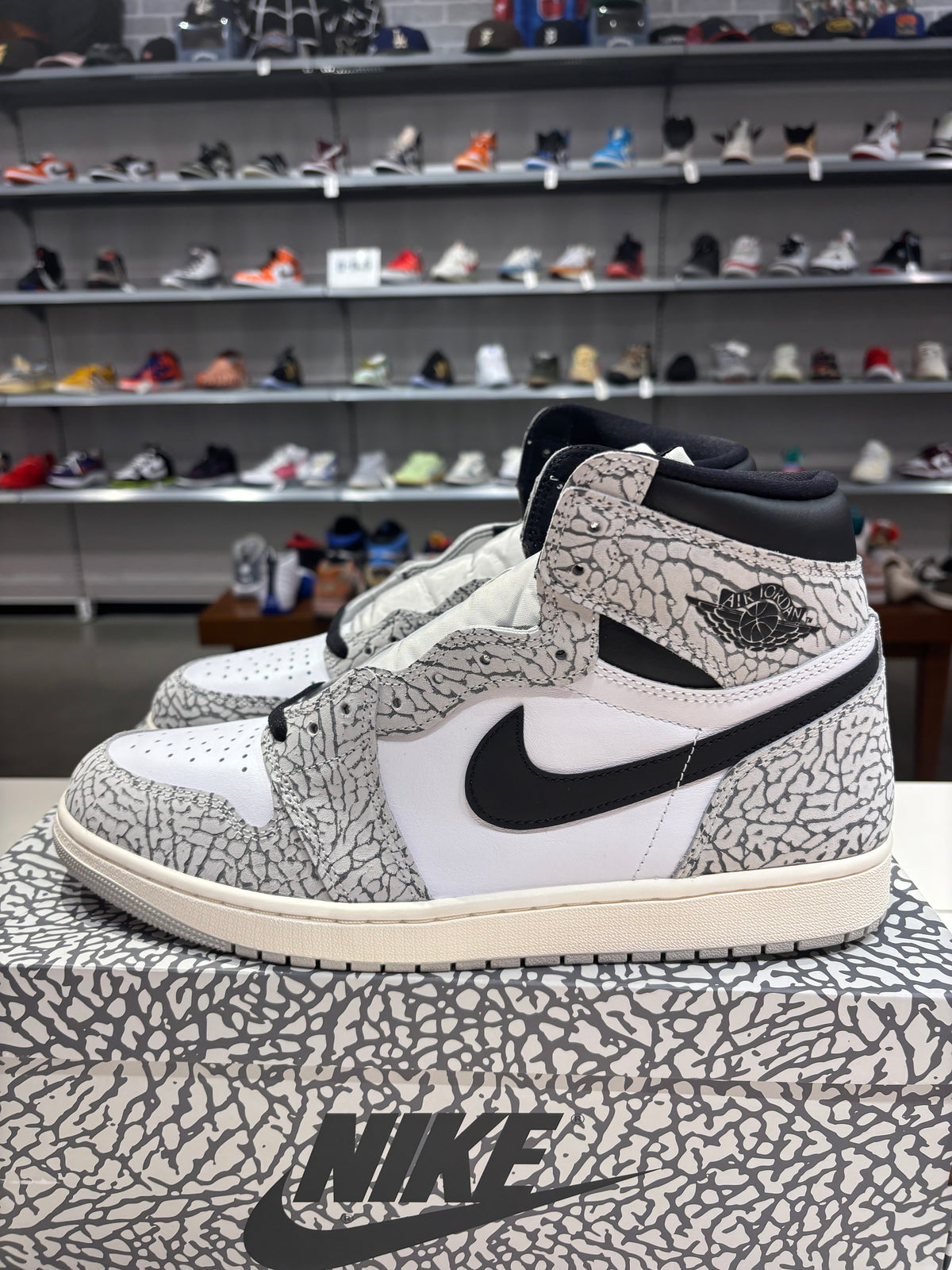 Air Jordan 1 High White Cement