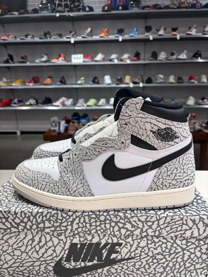Air Jordan 1 High White Cement