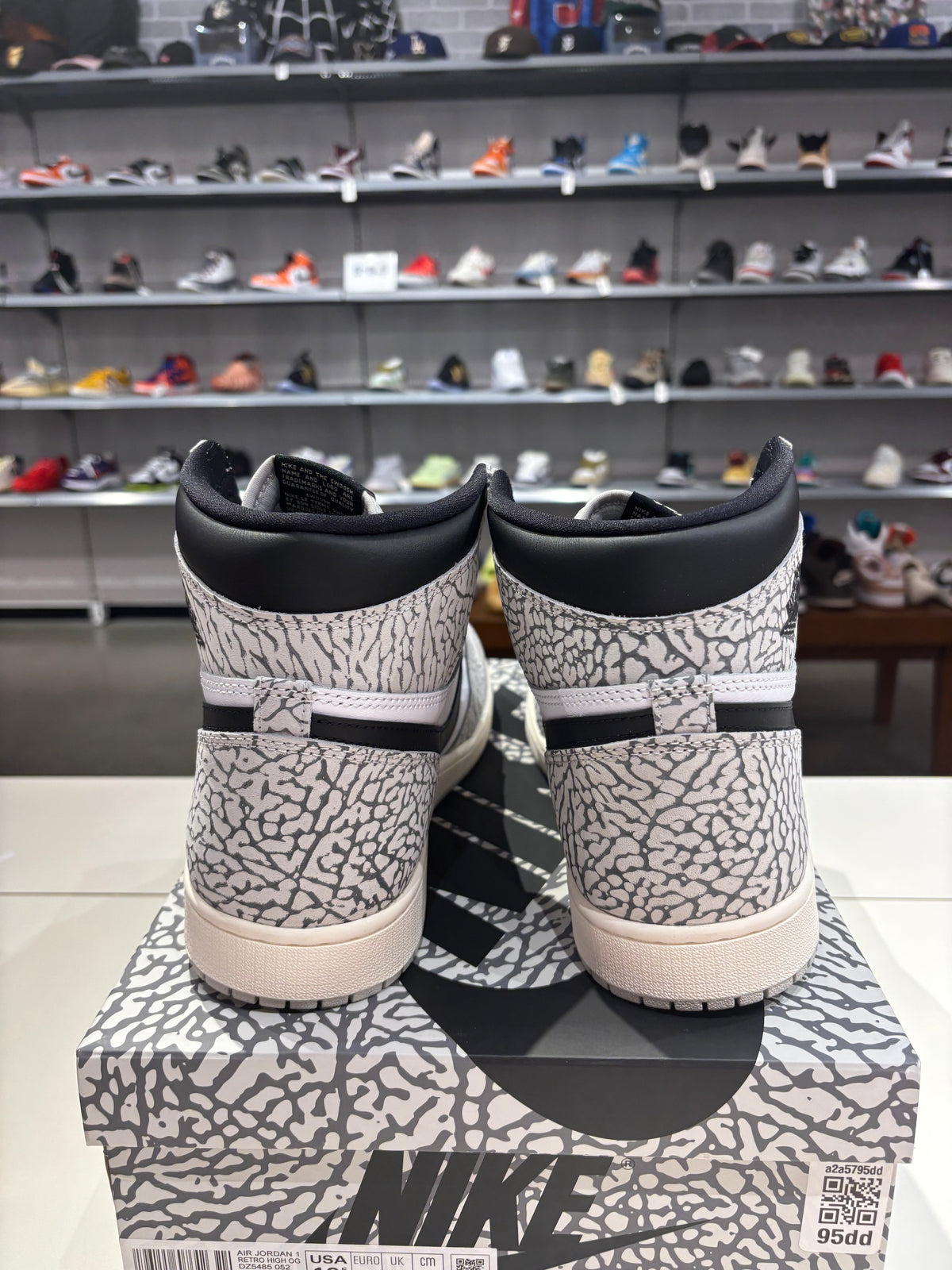 Air Jordan 1 High White Cement