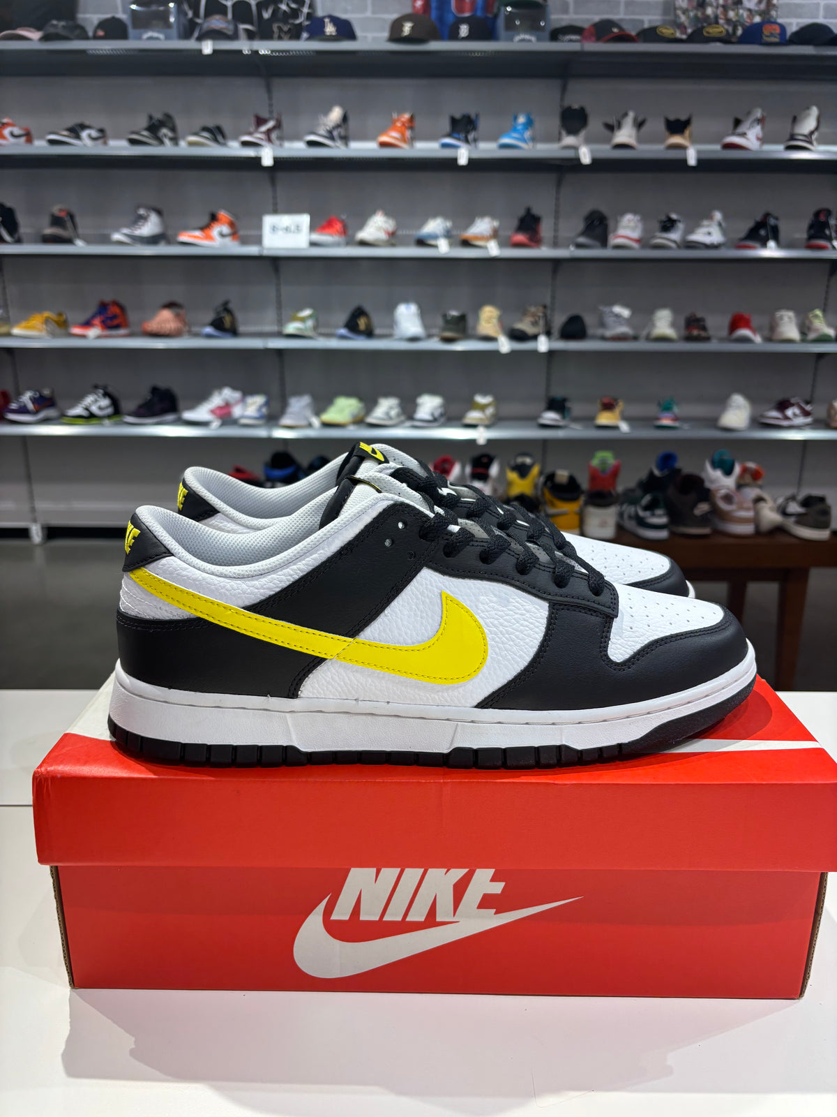 Nike Dunk Low Black Opti Yellow