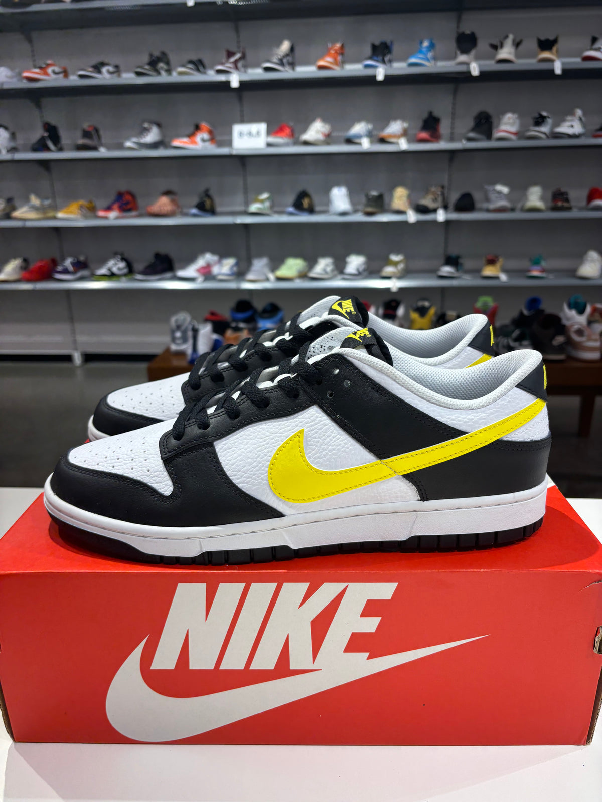Nike Dunk Low Black Opti Yellow