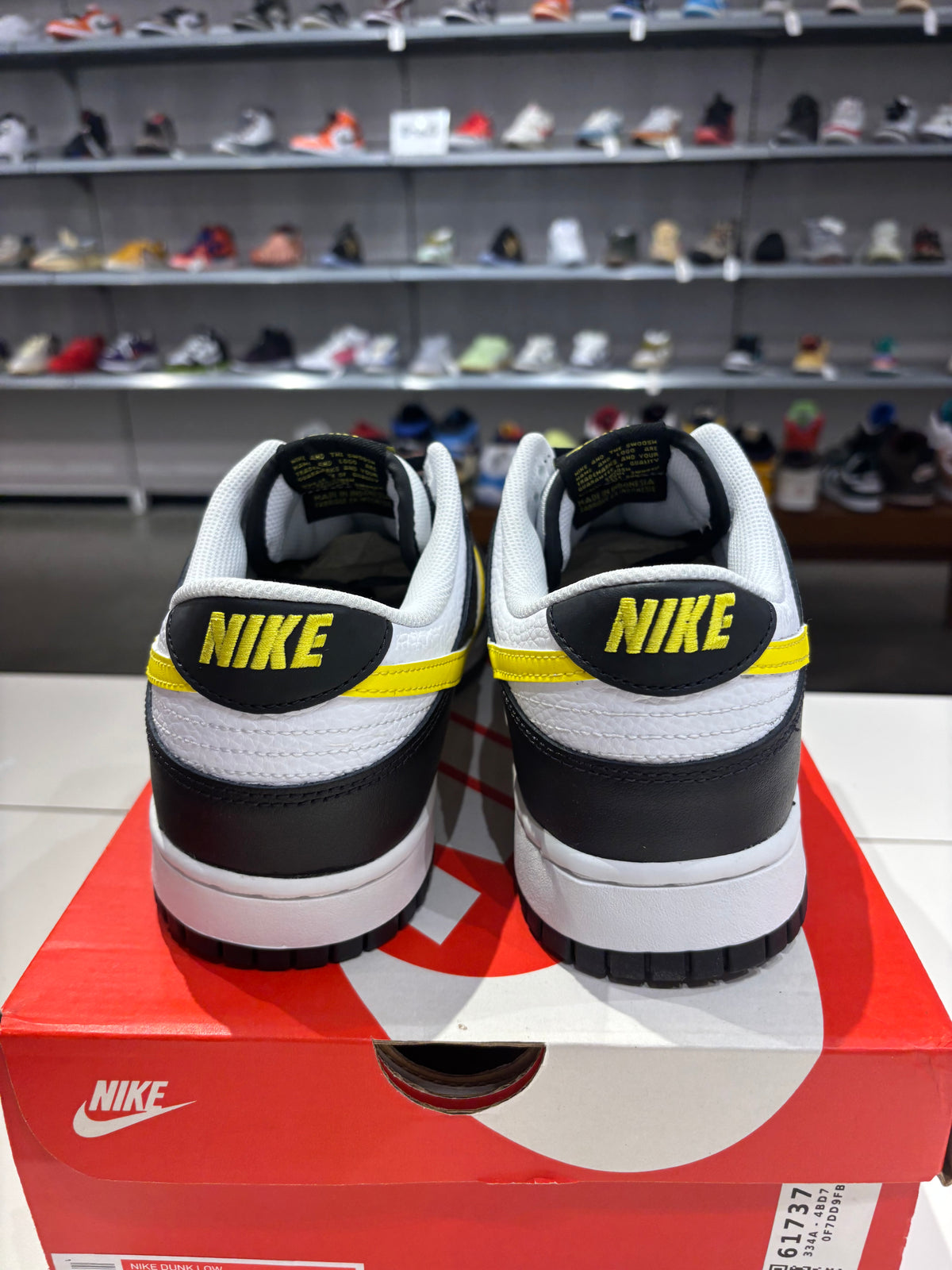 Nike Dunk Low Black Opti Yellow