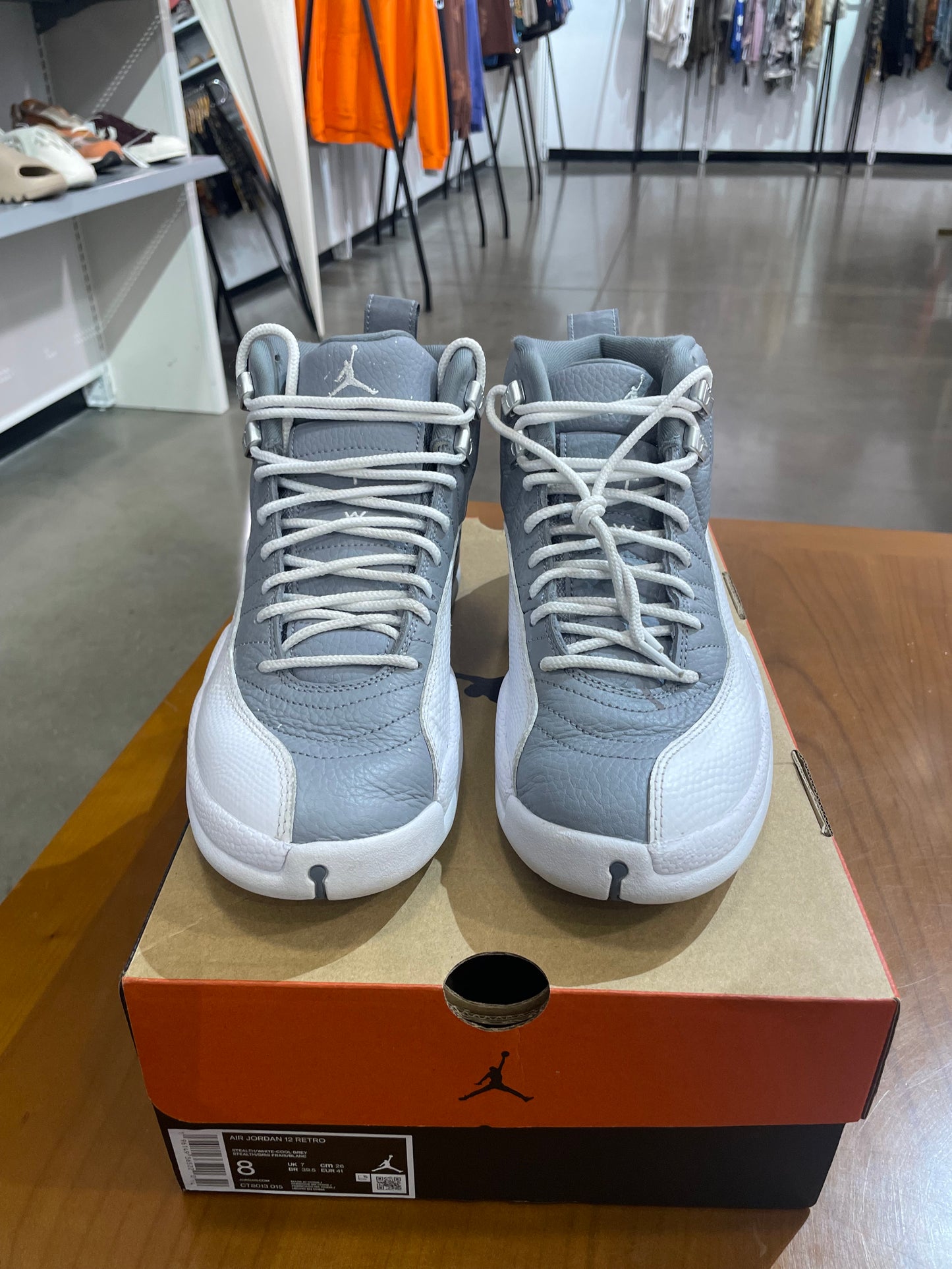 Preowned Air Jordan 12 Stealth