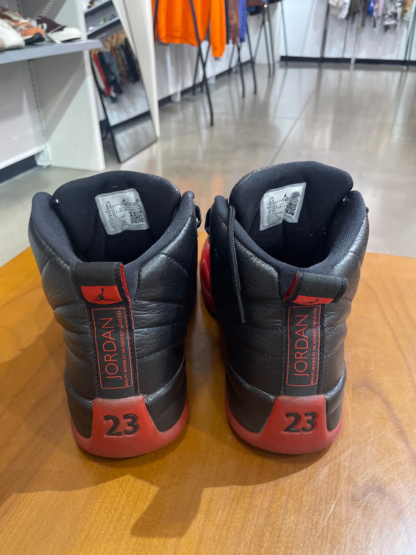 Preowned Air Jordan 12 Flu Game