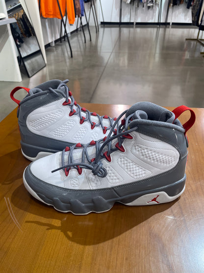 Preowned Air Jordan 9 Fire Red