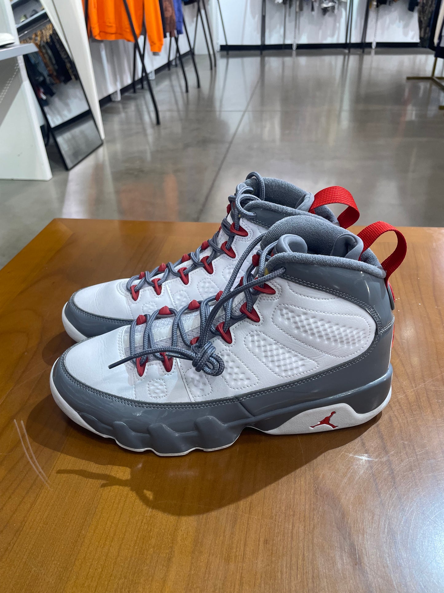 Preowned Air Jordan 9 Fire Red