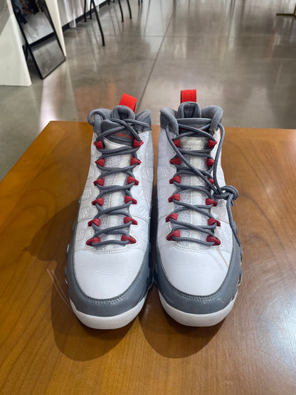 Preowned Air Jordan 9 Fire Red