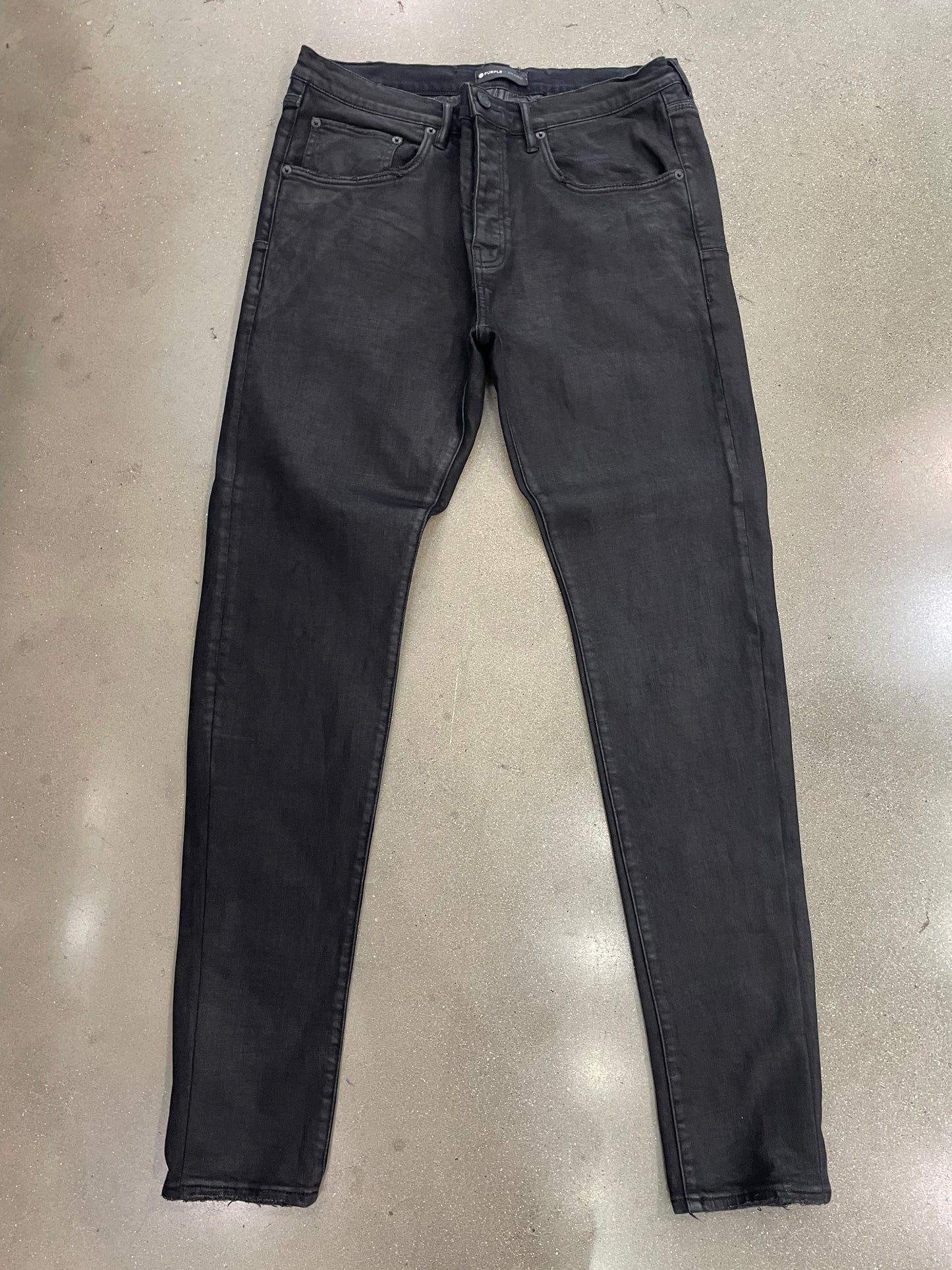 Preowned Purple Jeans Black