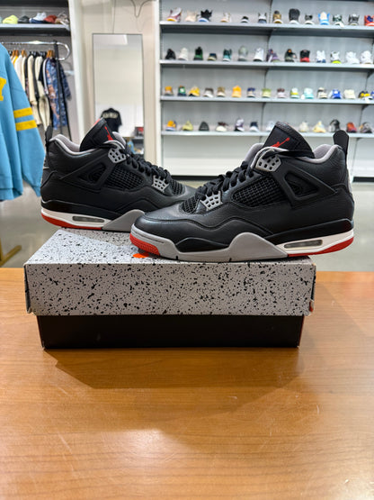 Preowned Air Jordan 4 Bred Reimagined