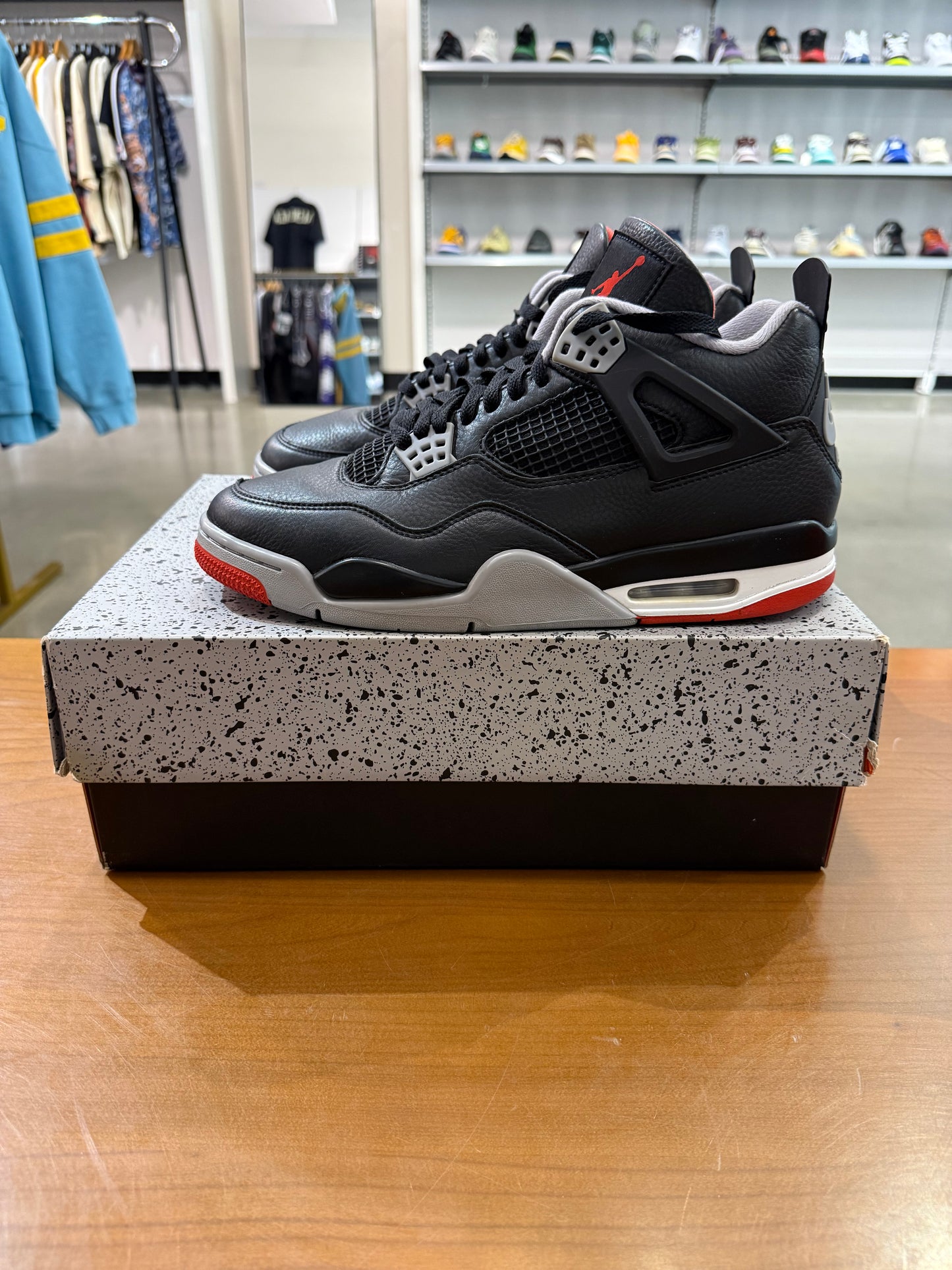 Preowned Air Jordan 4 Bred Reimagined