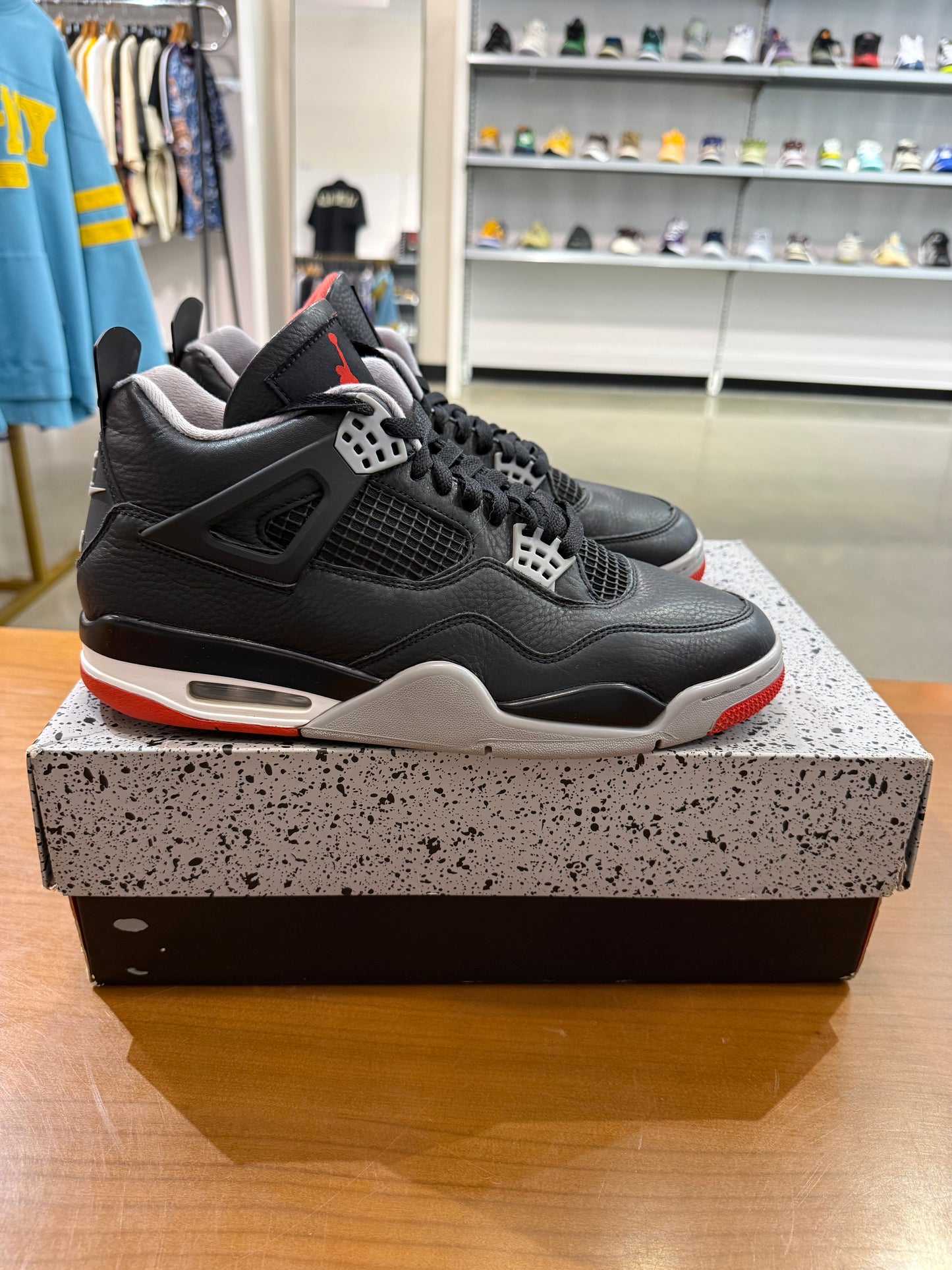 Preowned Air Jordan 4 Bred Reimagined