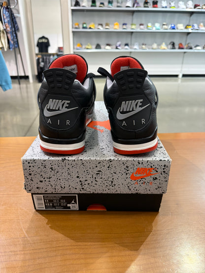 Preowned Air Jordan 4 Bred Reimagined