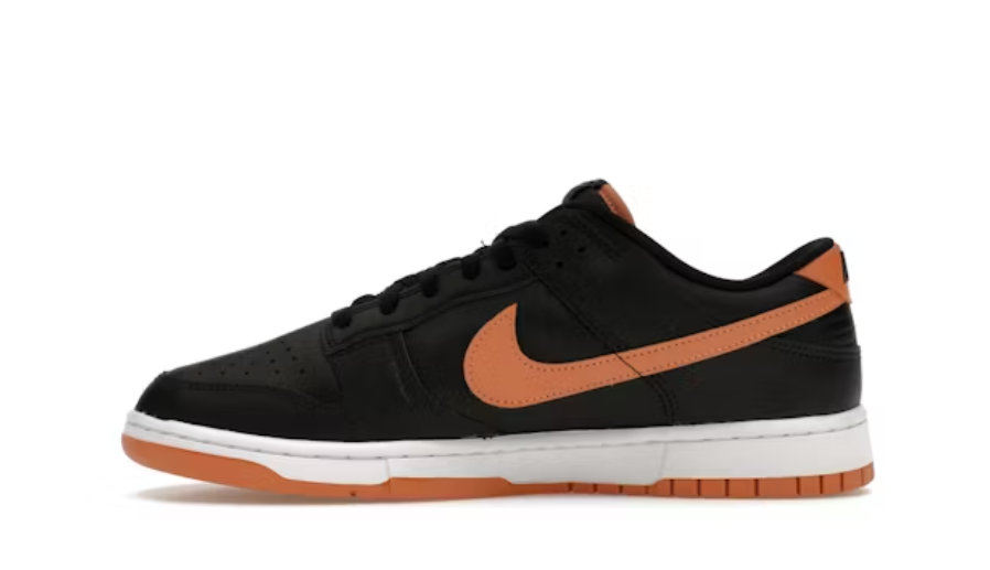 Nike Dunk Low Black Amber Brown