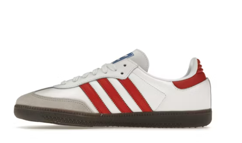 Adidas Samba White Red