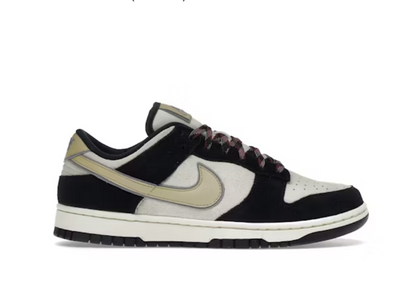 Nike Dunk Low LX Black Suede Team Gold