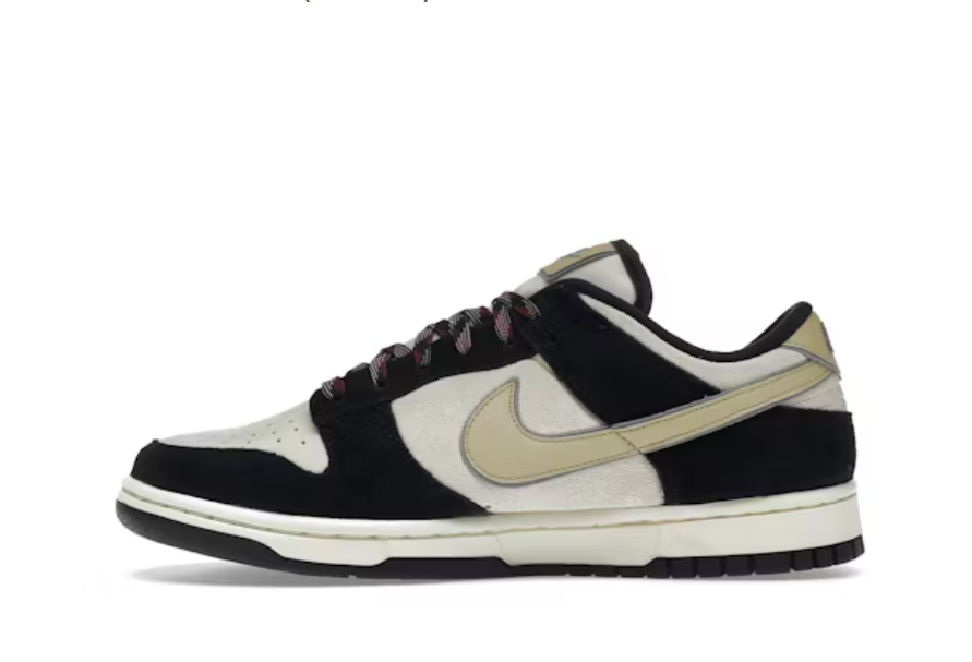 Nike Dunk Low LX Black Suede Team Gold