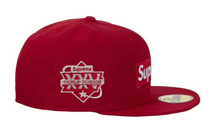 Supreme Championship Box Logo New Era Hat Red