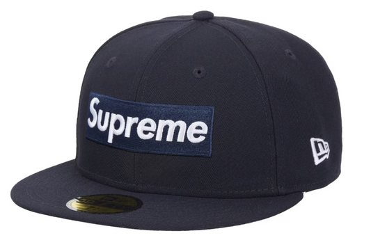 Supreme Championship Box Logo New Era Hat Navy