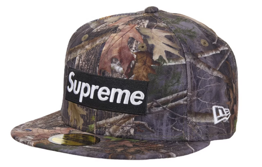 Supreme Championship Box Logo New Era Hat Camo