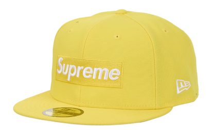 Supreme Championship Box Logo New Era Hat Yellow