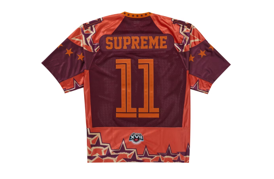 Supreme Stars Football Jersey Orange