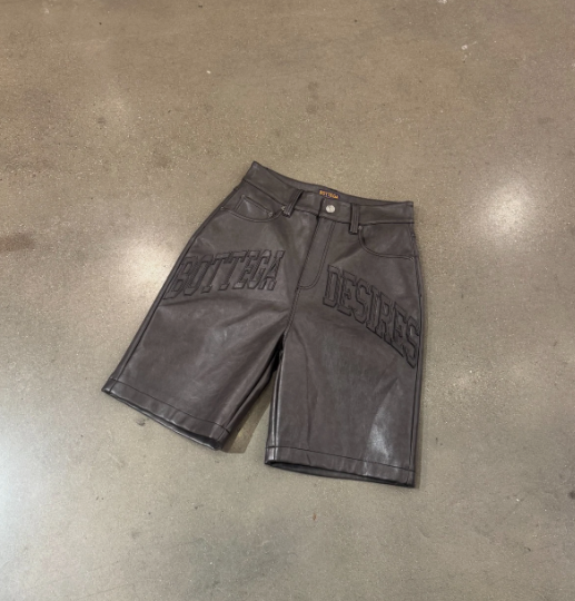 Bodega Desires Leather Shorts
