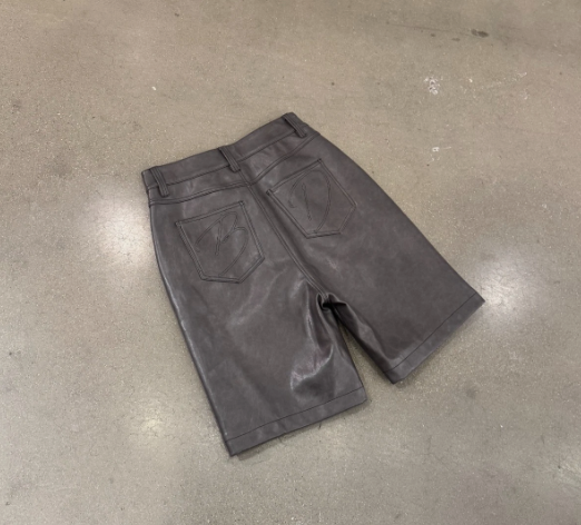 Bodega Desires Leather Shorts