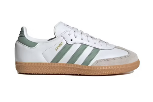 Adidas Samba Cloud White Silver Green