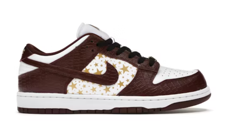 Nike SB Dunk Low Supreme Stars Barkroot Brown