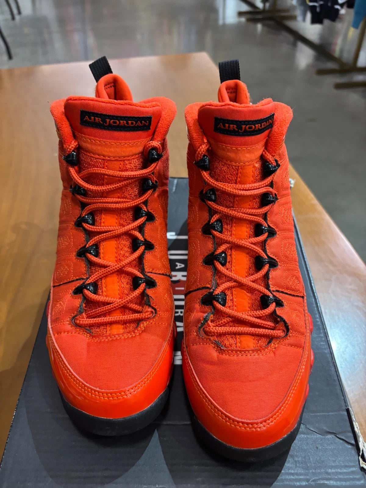 Preowned Air Jordan 9 Chile Red
