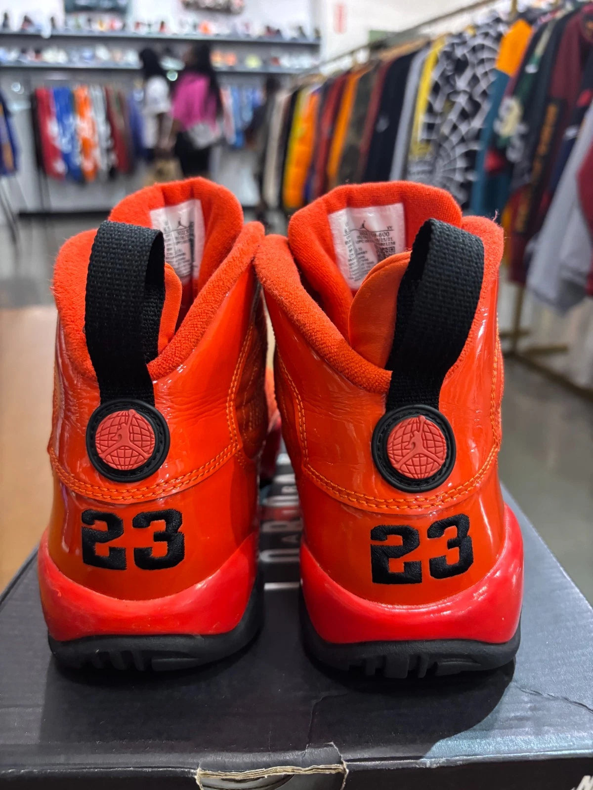 Preowned Air Jordan 9 Chile Red