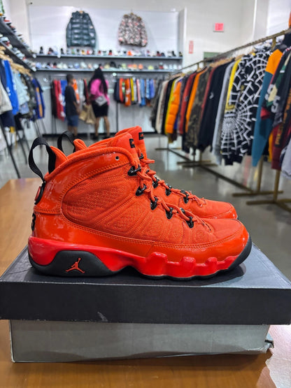 Preowned Air Jordan 9 Chile Red